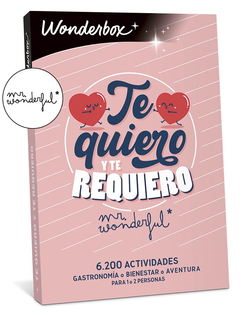 Caja de regalo Wonderbox con calendario