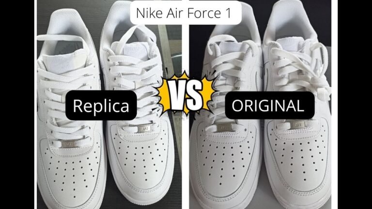 Cómo saber si son originales los tenis Nike Air Force 1