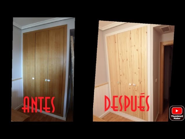 Cómo cambiar puertas de armario empotrado por correderas fácilmente