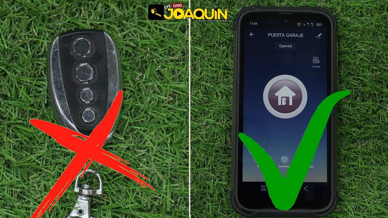 como clonar un mando de garaje en tu movil