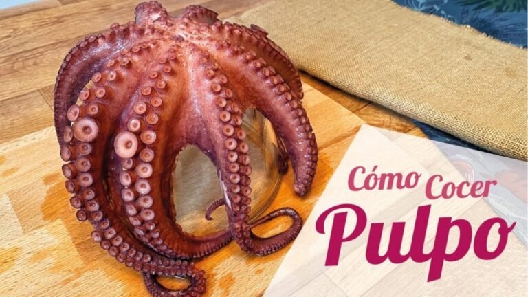 Cómo cocer pulpo para que quede tierno y delicioso