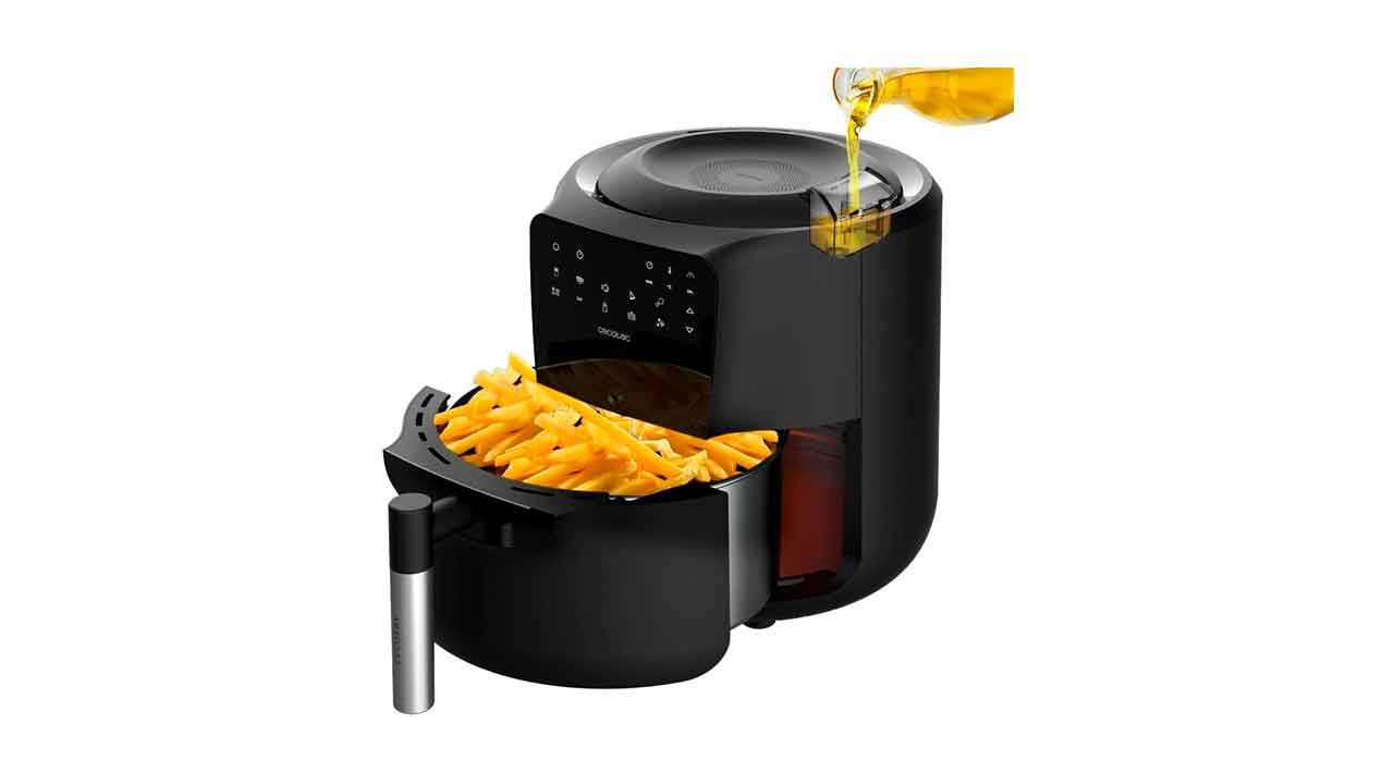 como cocinar con la freidora de aire cecotec guia esencial