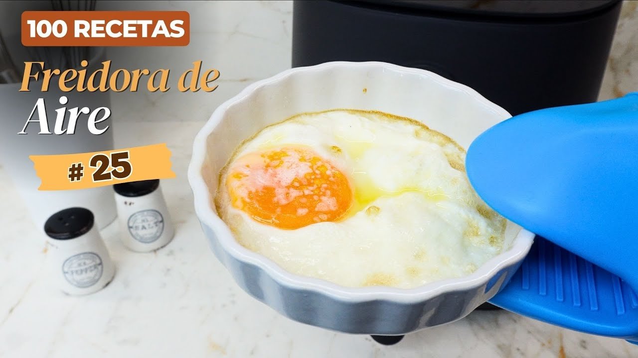 como cocinar huevos fritos perfectos en una freidora de aire