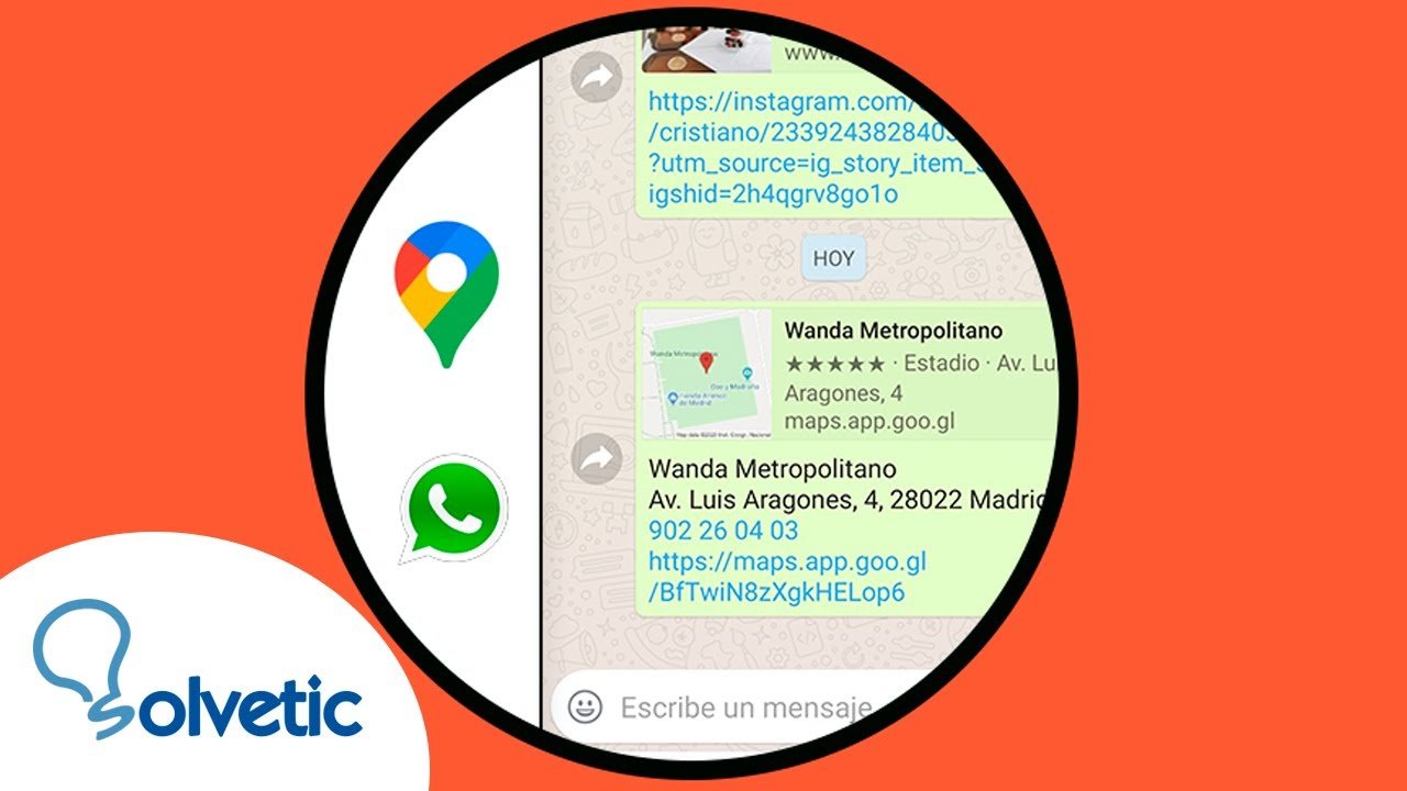 como compartir tu ubicacion de google maps a traves de whatsapp