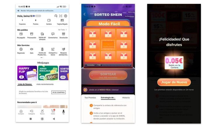 Cómo conseguir códigos para ganar dinero en Shein fácilmente