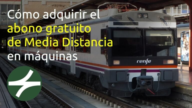 Cómo contratar un abono recurrente de Renfe para media distancia