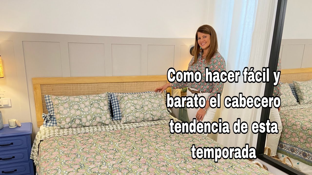 como hacer cabeceros de cama originales y faciles con diy