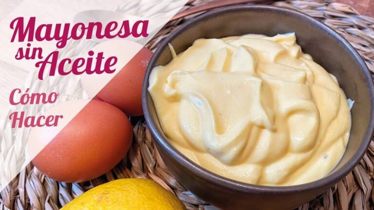 Cómo hacer mayonesa sin aceite utilizando huevo duro