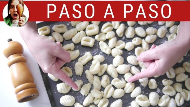 Cómo hacer ñoquis fáciles y rápidos en casa Receta sencilla paso a paso