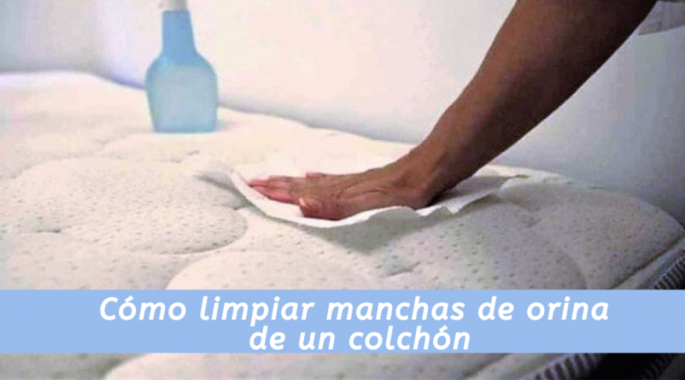 Cómo limpiar un colchón que tiene manchas de pis eficazmente
