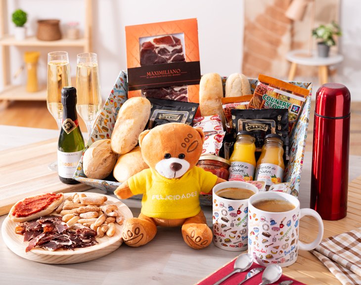 como pedir desayuno y flores a domicilio en madrid