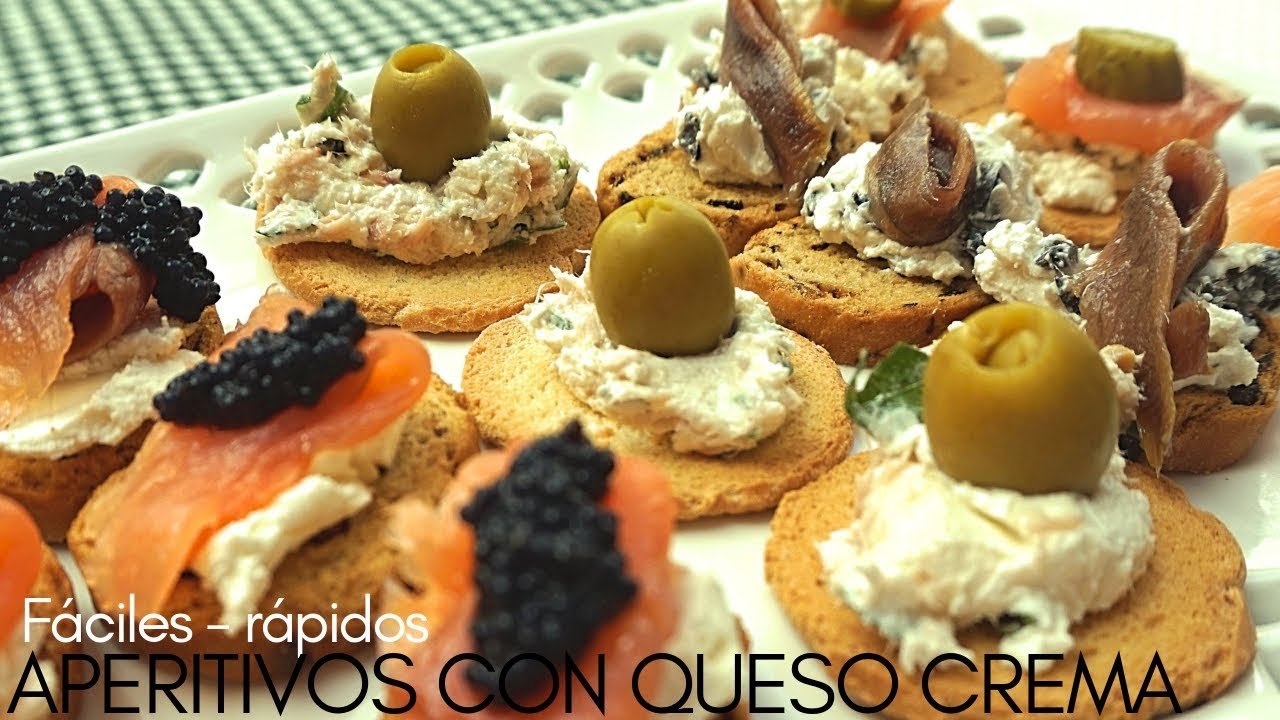 como preparar deliciosos aperitivos frios con queso philadelphia