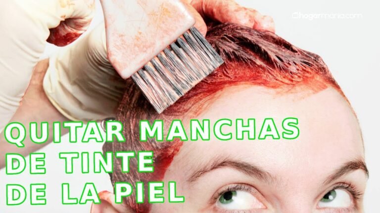 Cómo Puedo Quitar Manchas de Tinte en la Piel Efectivamente