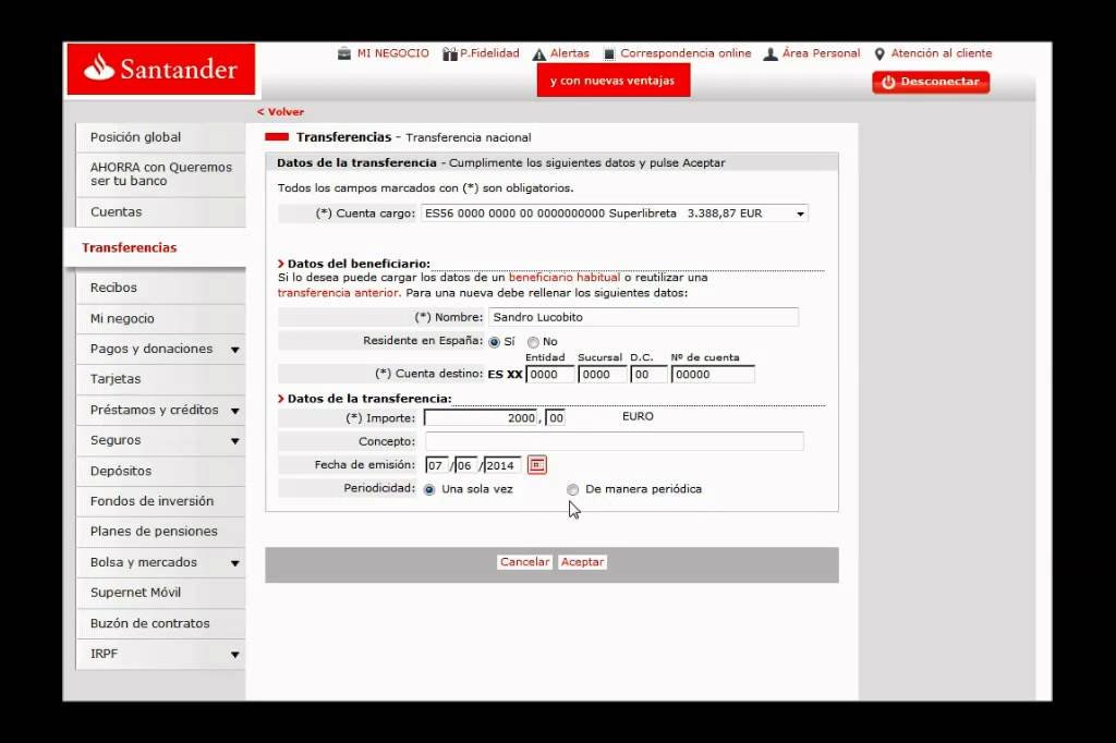 como puedo realizar la alta en banca online del santander