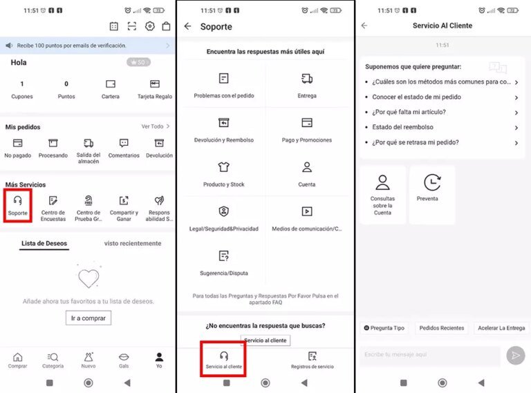 Cómo puedo reclamar un pedido de Shein que no ha llegado a mi casa