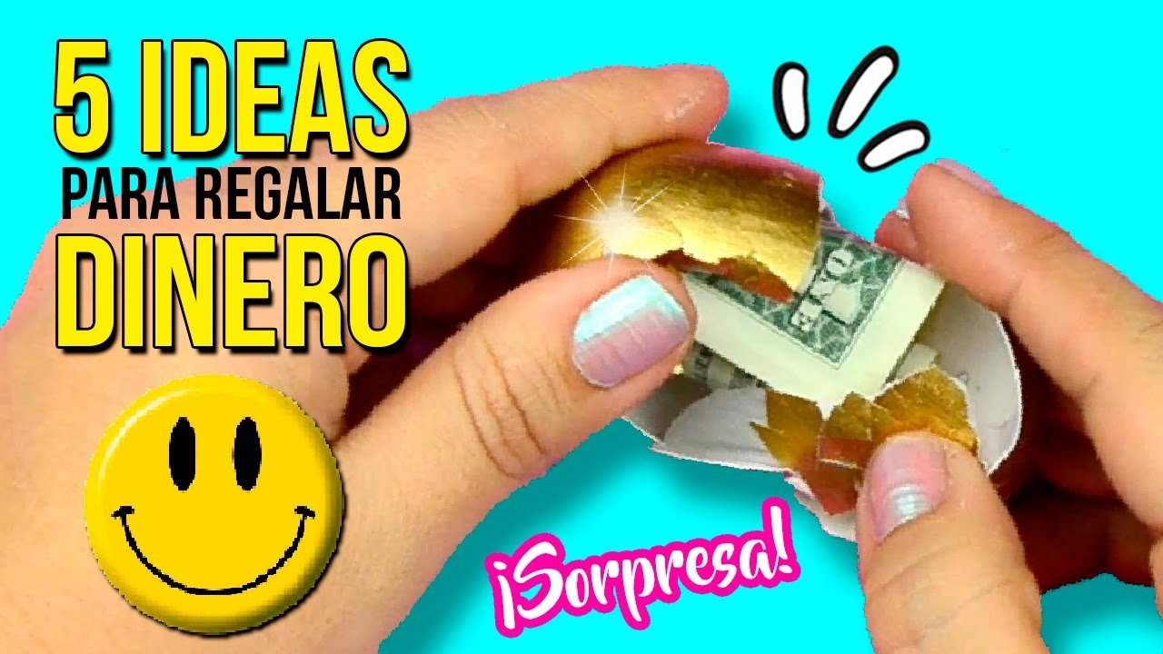 como puedo regalar dinero de manera original y creativa