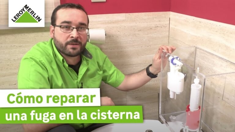 Cómo reparar una cisterna que pierde agua paso a paso