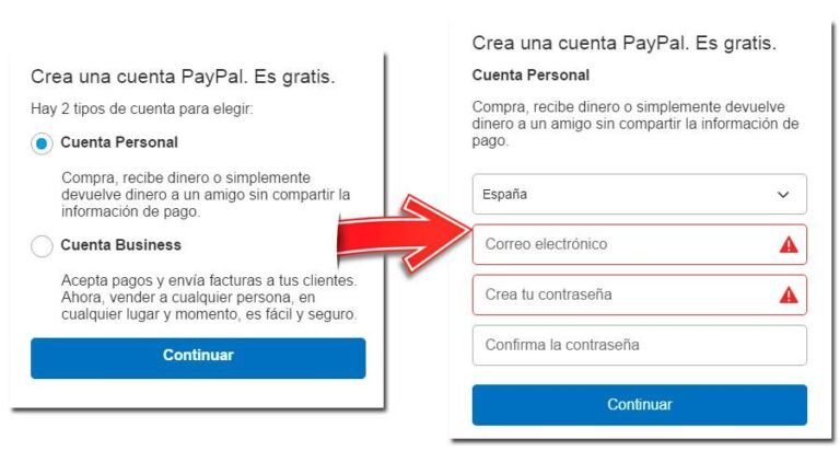 Cómo se hace una cuenta PayPal fácilmente en pocos pasos