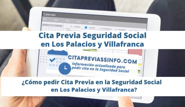Cómo solicitar una cita para la Seguridad Social en Los Palacios y Villafranca