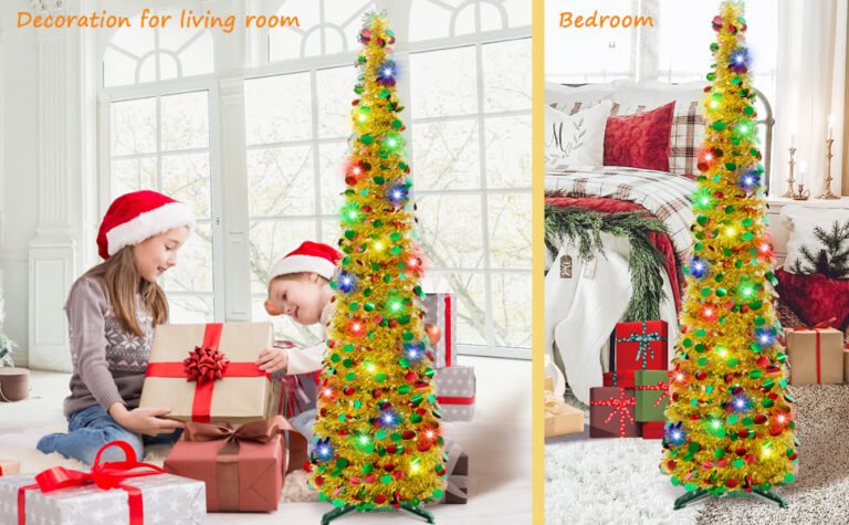 Dónde comprar un árbol de Navidad plegable con luces brillantes