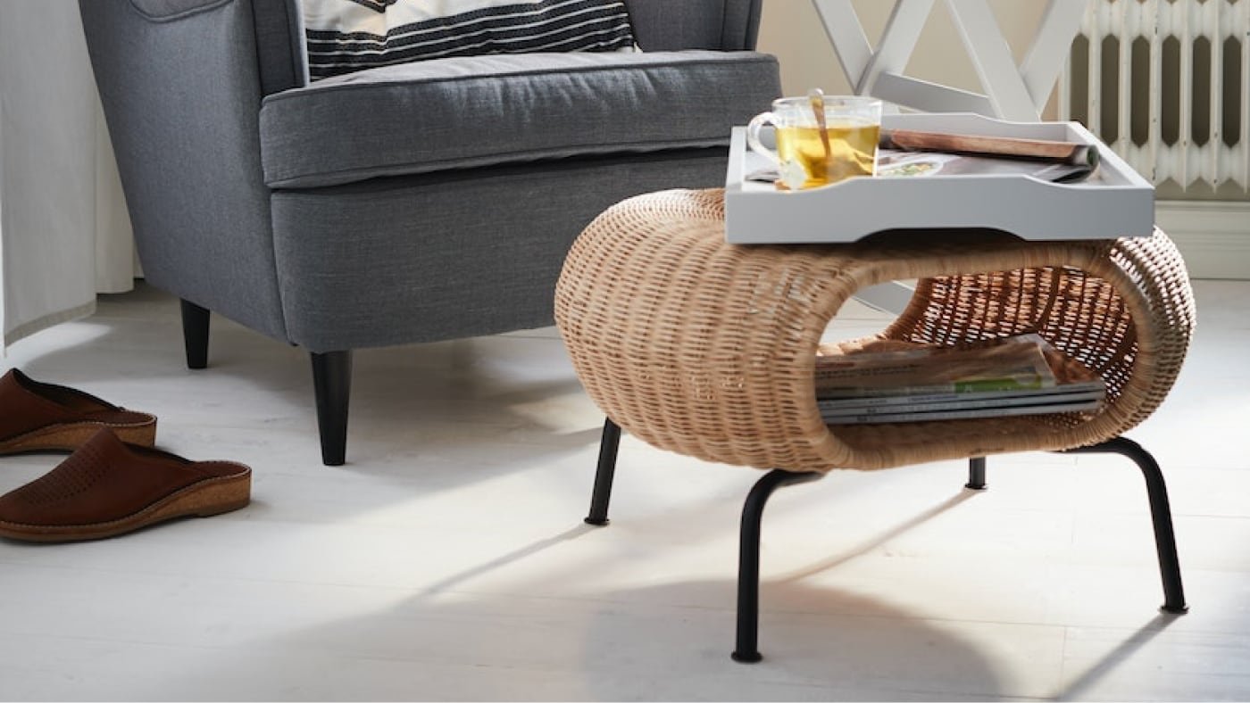 donde encontrar puff para mesa de centro en ikea y sus precios