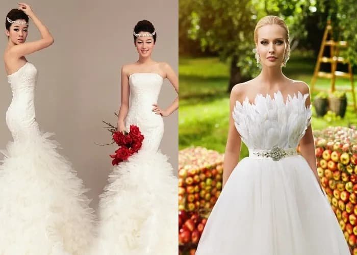 donde encontrar vestidos con plumas en los hombros para ocasiones especiales