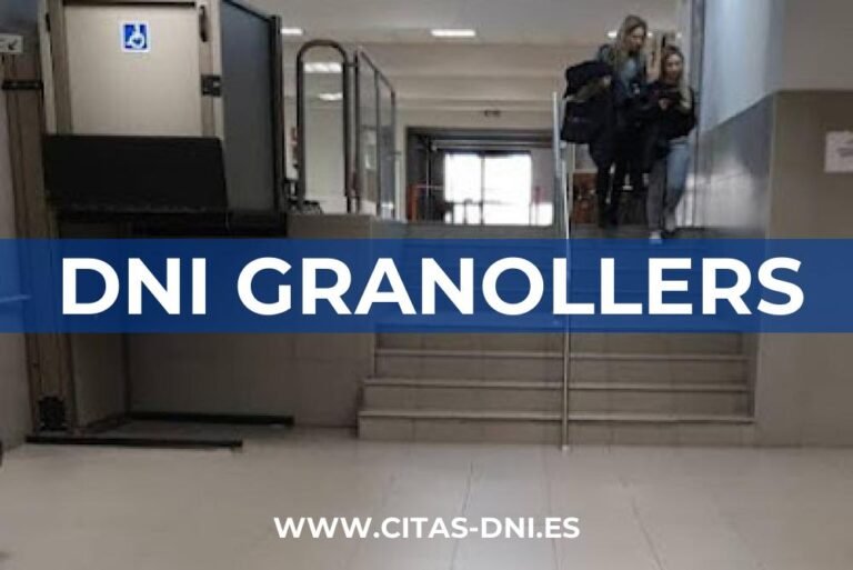 Dónde se encuentra la oficina de tramitación del DNI y pasaporte en Granollers