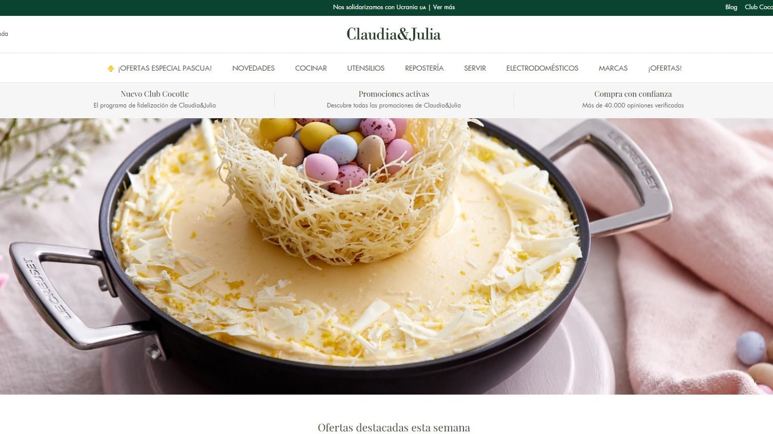 donde se encuentra la tienda fisica de claudia y julia