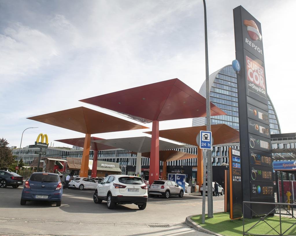 donde se encuentran gasolineras repsol que recogen aceite usado en madrid