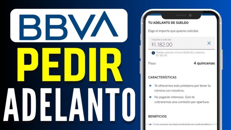 Es posible solicitar un adelanto de sueldo en BBVA a través del cajero automático