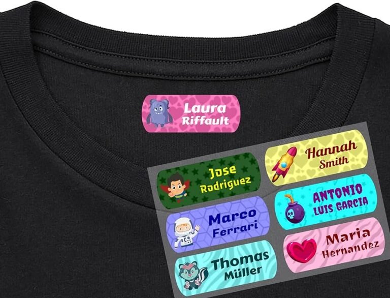 Cómo personalizar tus etiquetas adhesivas para ropa