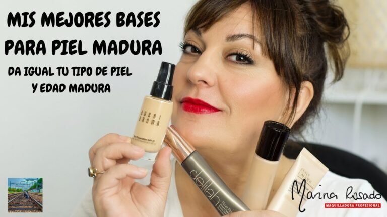 Qué base de maquillaje es ideal para pieles maduras y secas
