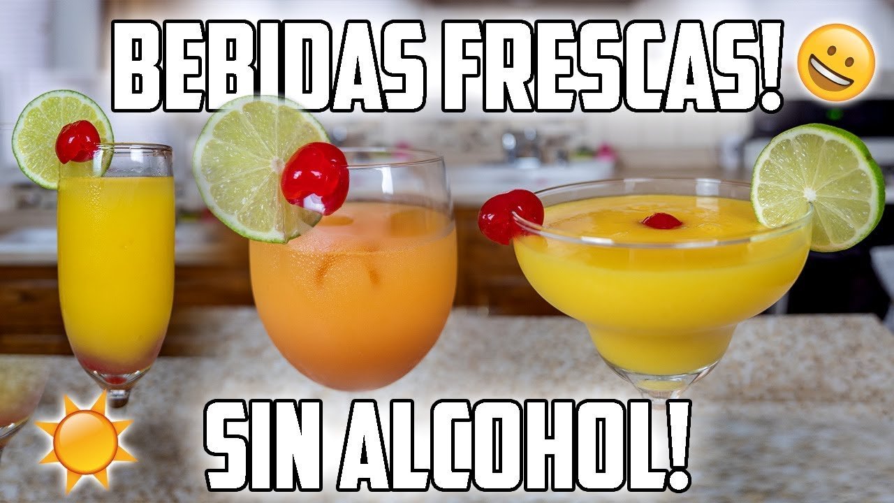 que bebidas con y sin alcohol son perfectas para tus reuniones