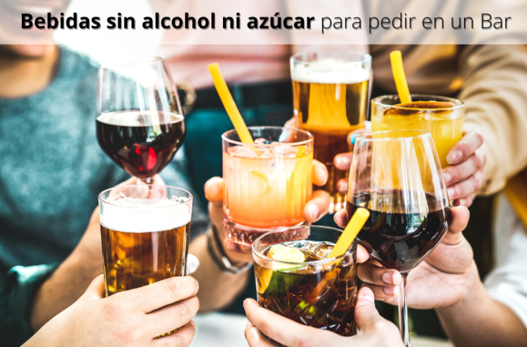 Qué bebidas sin alcohol ni azúcar puedes pedir en un bar