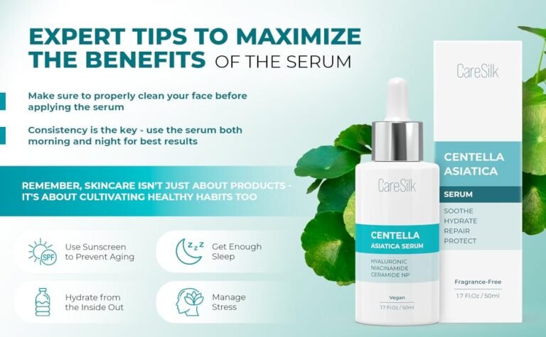 Qué beneficios ofrece un sérum con ácido hialurónico, niacinamida y centella asiática