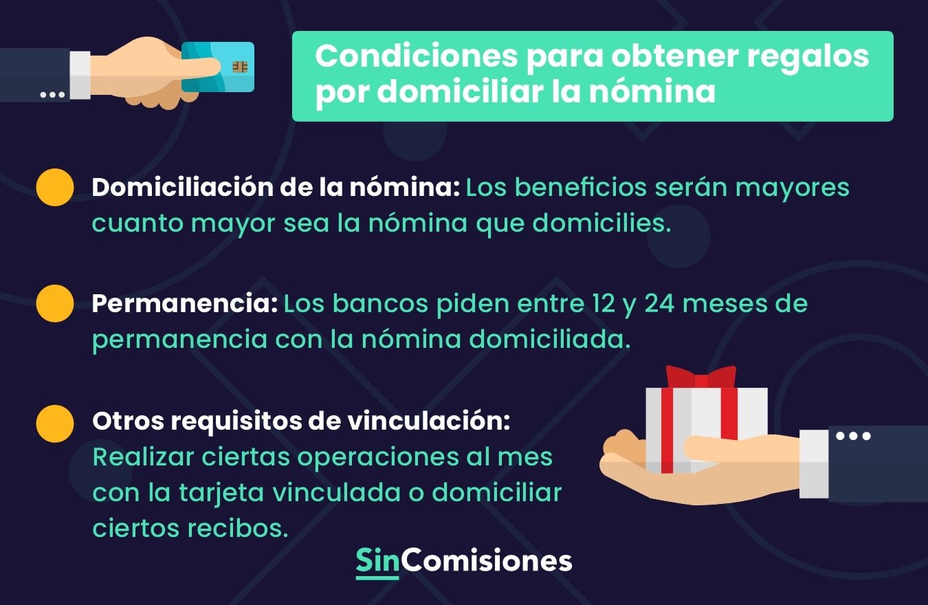 que beneficios ofrecen los bancos por domiciliar tu nomina