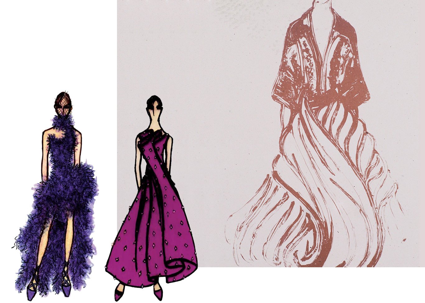 que caracteristicas destacan en los vestidos de pedro del hierro