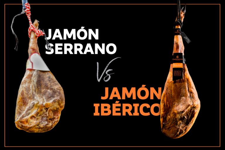 Qué diferencias existen entre el jamón ibérico y el jamón serrano