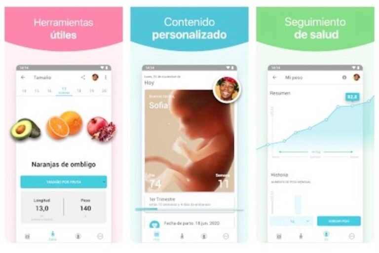 Qué es la app de embarazo que compara con frutas y animales