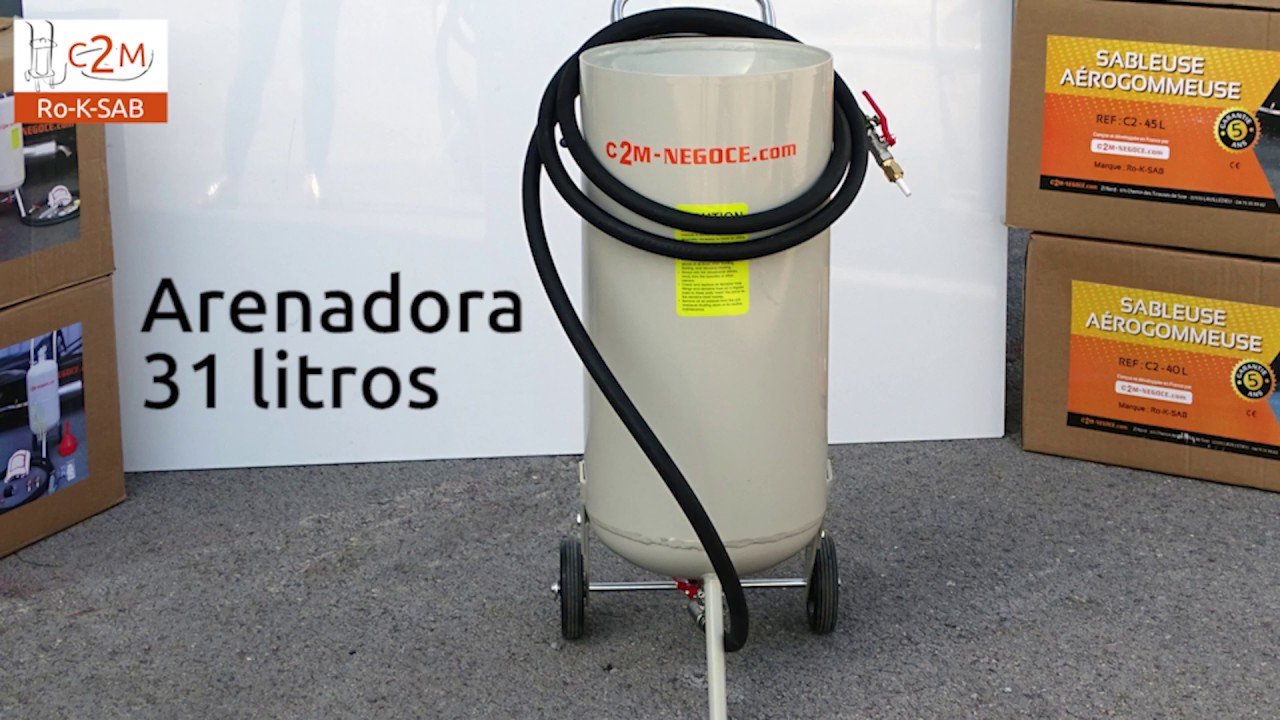 que es una maquina para lijar con arena y como se utiliza