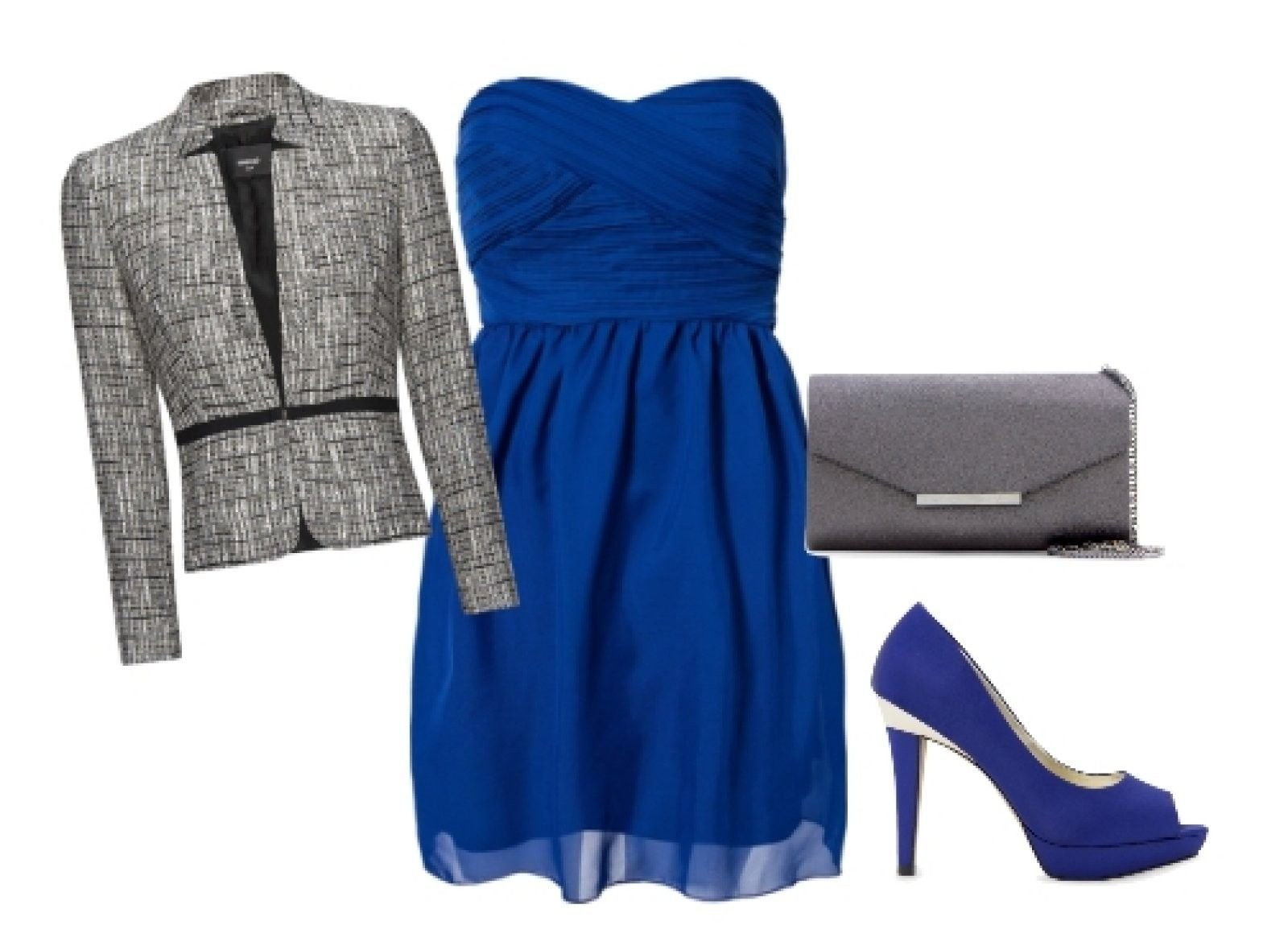 que estilo y ocasiones son perfectos para un vestido azul marino