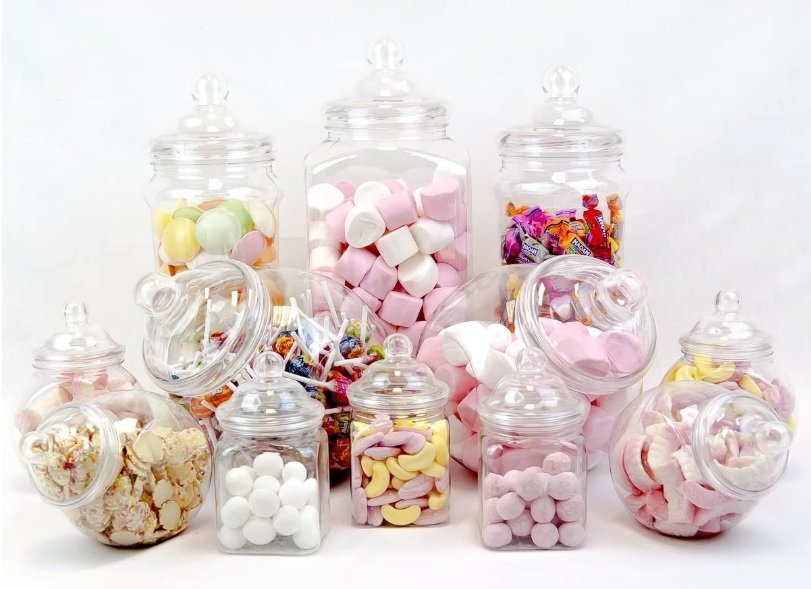 que ideas creativas de cubos de chuches puedo regalar en eventos
