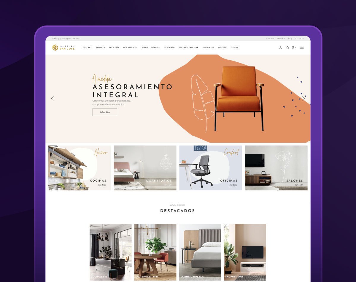 que opciones de diseno de paginas web hay en las palmas
