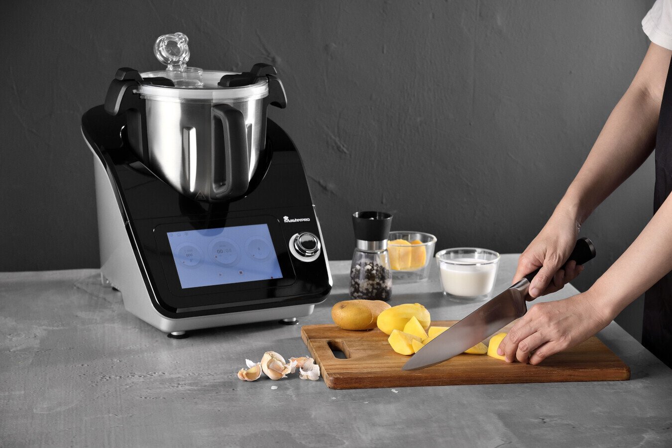 que opiniones y caracteristicas tiene el masterpro robot de cocina aldi