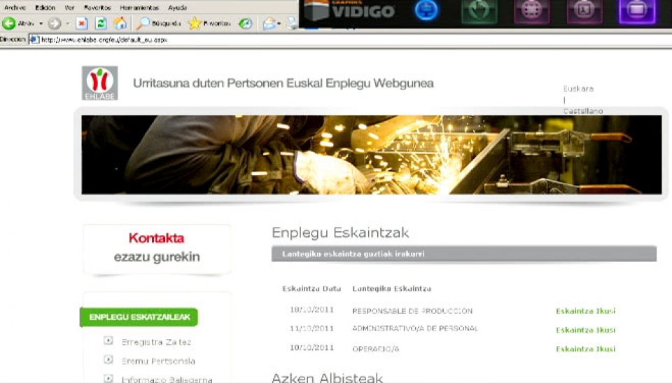 que oportunidades ofrece el portal vasco de empleo para discapacitados