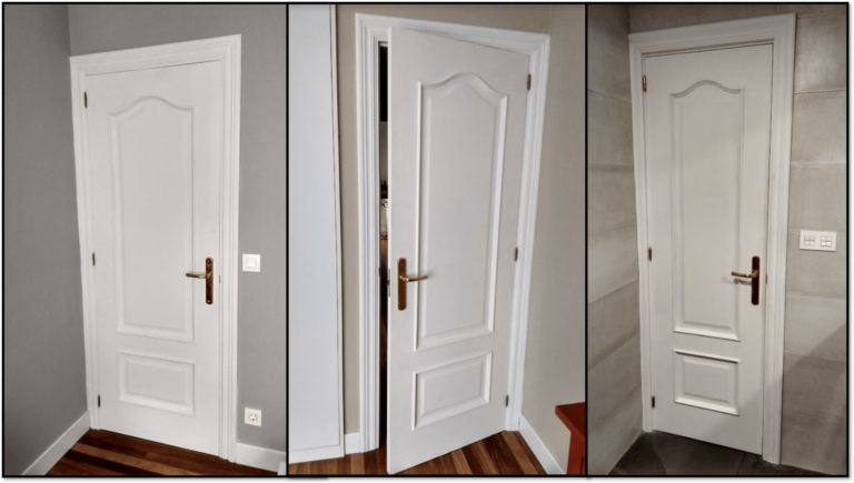 Qué precio tiene lacar puertas y marcos en blanco