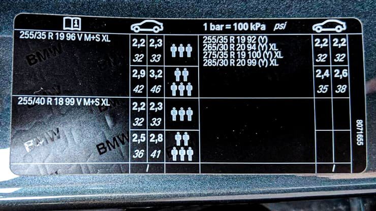 Qué presión deben llevar los neumáticos de mi coche según el fabricante