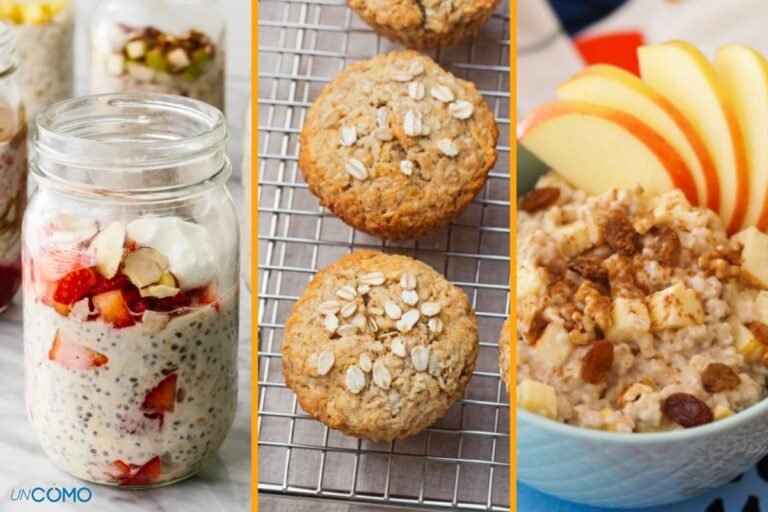 Qué recetas deliciosas puedo preparar con copos de avena para desayunar