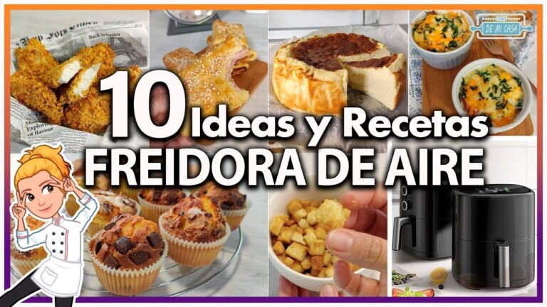 Qué recetas deliciosas puedo preparar con mi freidora de aire