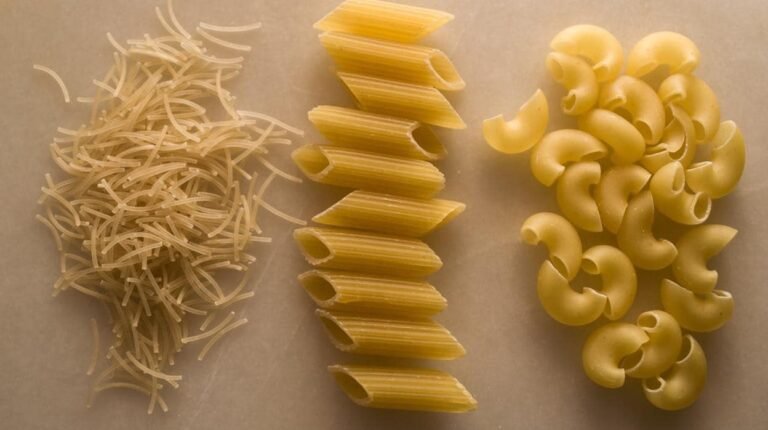 Qué tipos de pasta puedes usar si evitas el trigo